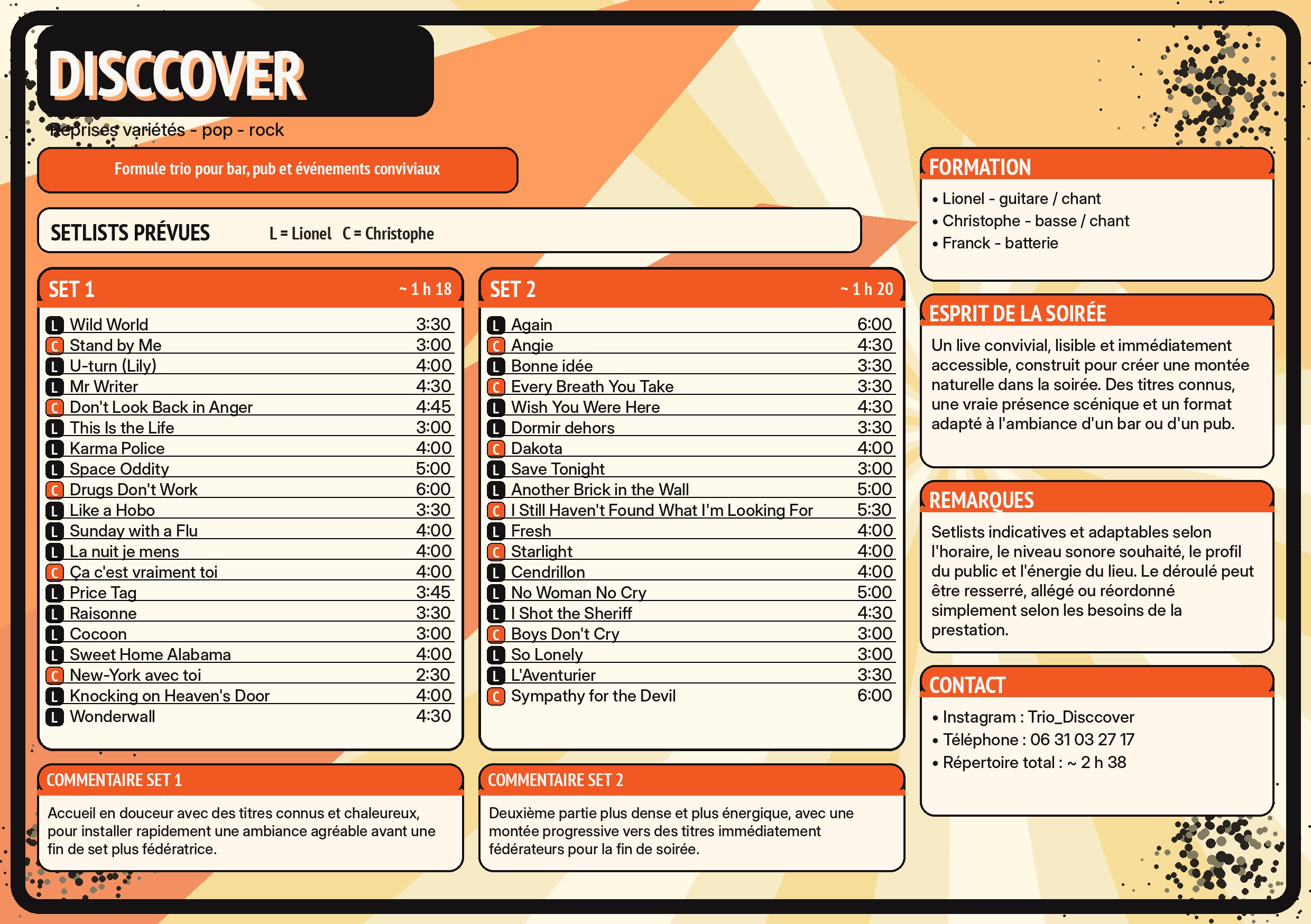 Setlist Disccover